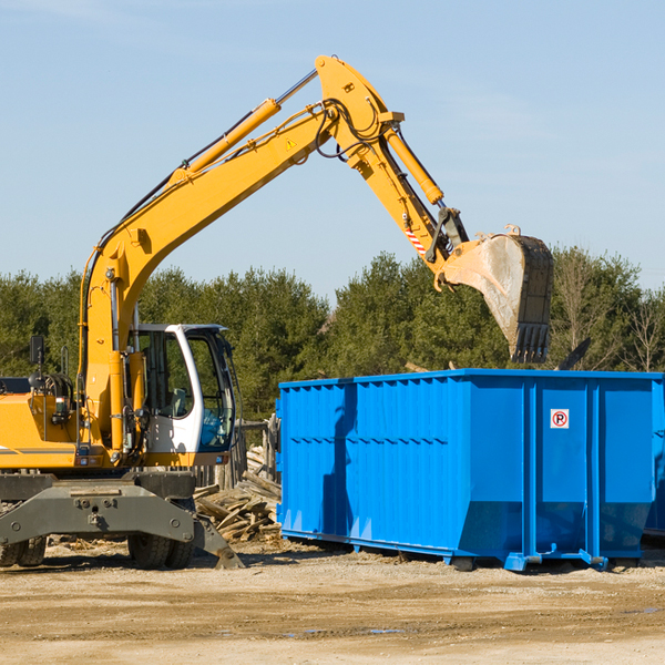 can i rent a residential dumpster for a construction project in Parks